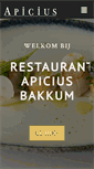 Mobile Screenshot of apicius.nl