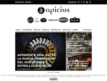 Tablet Screenshot of apicius.es